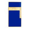 Briquet chalumeau S.T. Dupont "Biggy" laque bleue & doré - 025005