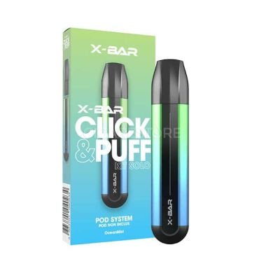 Cigarette électronique X-Bar Click & Puff - Kit solo Ocean Mist